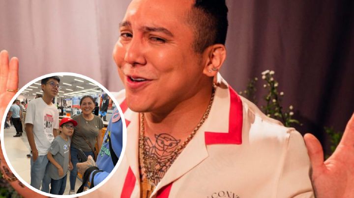 Edwin Luna regala tenis a pequeños fans: “Se fueron bien contentos”