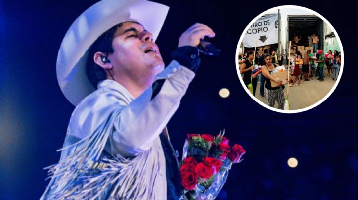 Alfredo Olivas envía camión repleto de víveres a Acapulco junto a sus fans