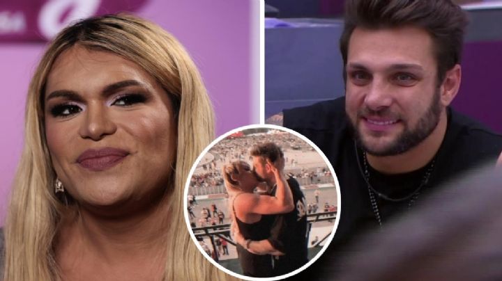 ¡Qué romántico!, Wendy y Nicola se dan tremendo beso durante el Flow Fest