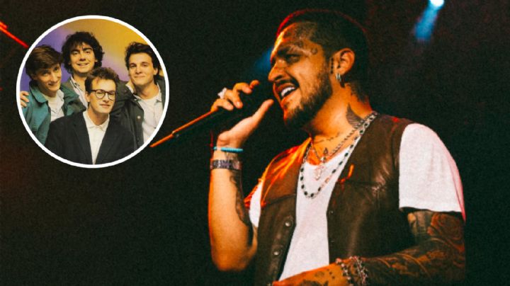 Nodal deja salir su lado rockero e interpreta tema de Hombres G