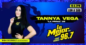 Tanya Vega La prima de La Mejor 96.7
