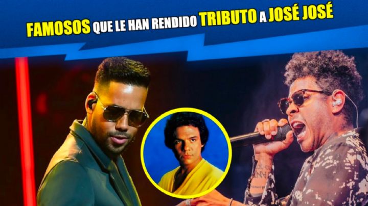 Famosos que le han rendido tributo a José José