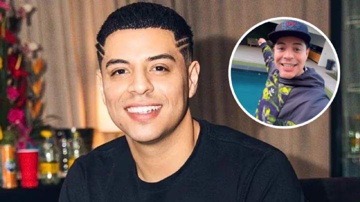 Eduin Caz presume su lujosa casa de soltero y así lo celebró