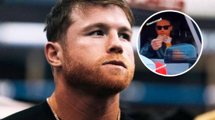 ¡Se pone espléndido! Captan al "Canelo" Álvarez regalando dinero
