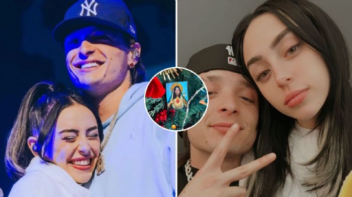 Tunden a Peso Pluma por poner una imagen de Nicki Nicole en su árbol de Navidad