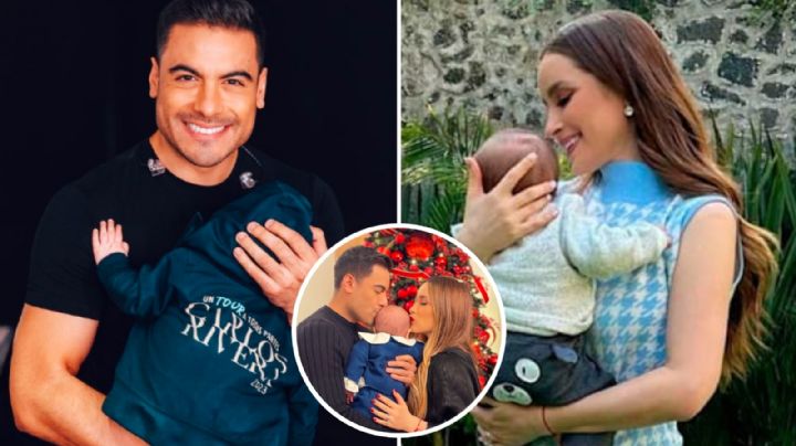 Carlos Rivera presume foto con su hijo y su esposa ¡por primera vez!