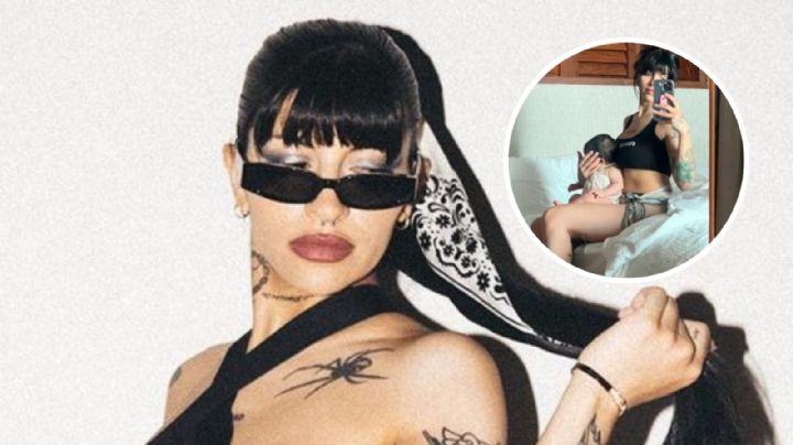 Cazzu deja ver por completo a su bebé, Inti