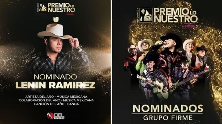 Grupo Firme y Lenin Ramírez encabezan nominaciones de Premio Lo Nuestro