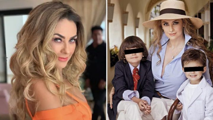 Aracely Arámbula revela que podría presentar pronto a sus hijos: Miguel y Daniel