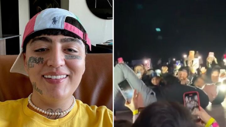 Dani Flow sufre fuerte caída en pleno show