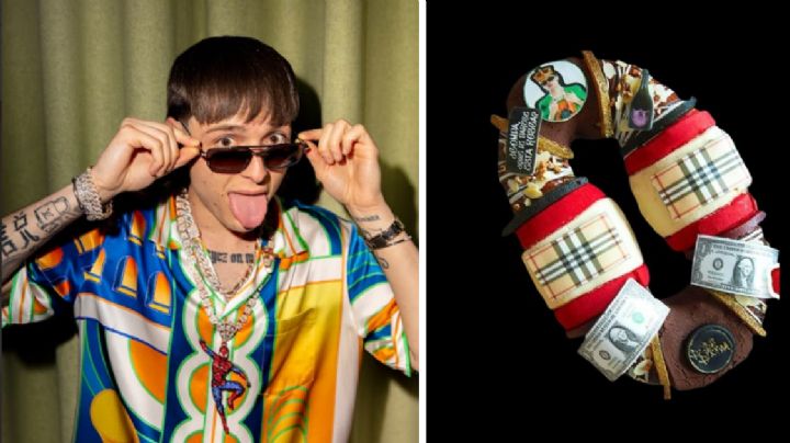 Pastelería lanza rosca de reyes al estilo ‘tumbado’ con imágenes de Peso Pluma