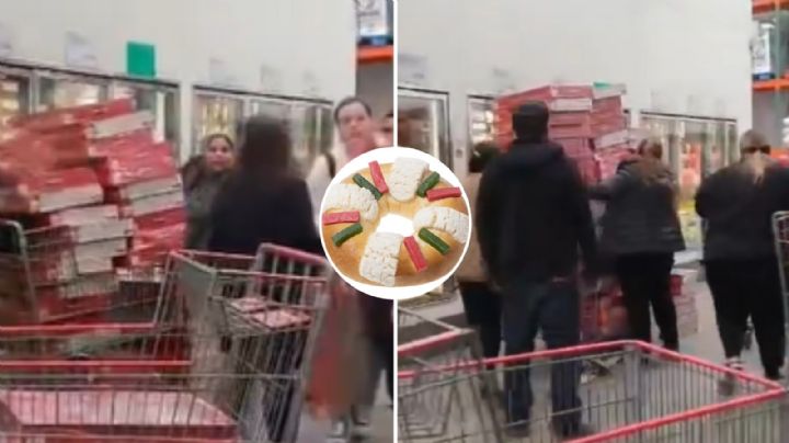 Clientes se van contra revendedora y le arrebatan Roscas de Reyes