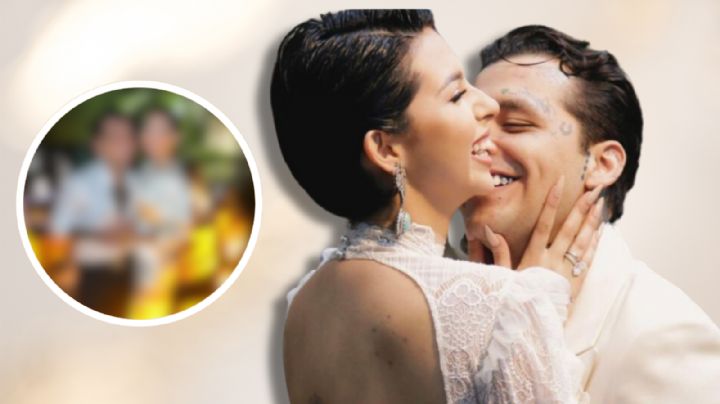 Filtran FOTO inédita de la boda de Christian Nodal y Ángela Aguilar