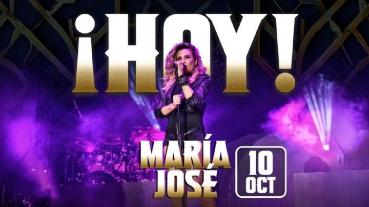 Fiestas de Octubre 2024: ¿A qué hora inicia el concierto de María José en el Palenque HOY 10 de octubre?