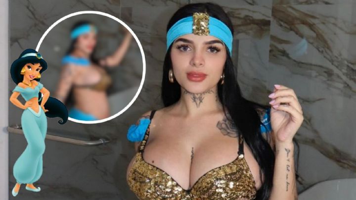 Karely Ruiz posa como la princesa Jazmín y asegura estar en busca de su Aladdin