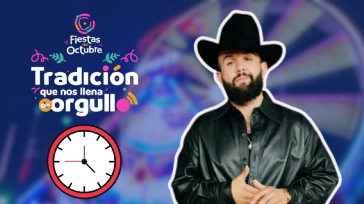 Fiestas de Octubre 2024: ¿A qué hora empieza el concierto de Carín León en el Palenque HOY 24 de octubre?