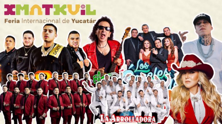 Última semana de la Feria Yucatán Xmatkuil 2024: Artistas que se presentan del 25 al 1 de diciembre