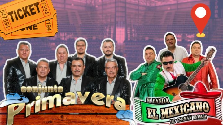 Esto cuestan los boletos para ver a Conjunto Primavera y Mi Banda el Mexicano HOY en Querétaro