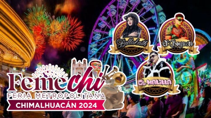 Feria de Chimalhuacán 2024: ¿A qué hora es el concierto de El Malilla, Bellakath y El Bogueto HOY 9 de octubre?