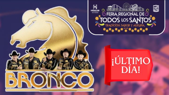 Feria de Todos los Santos Hidalgo, Michoacán 2024: ¿A qué hora empieza el concierto de Bronco HOY durante la CLAUSURA?