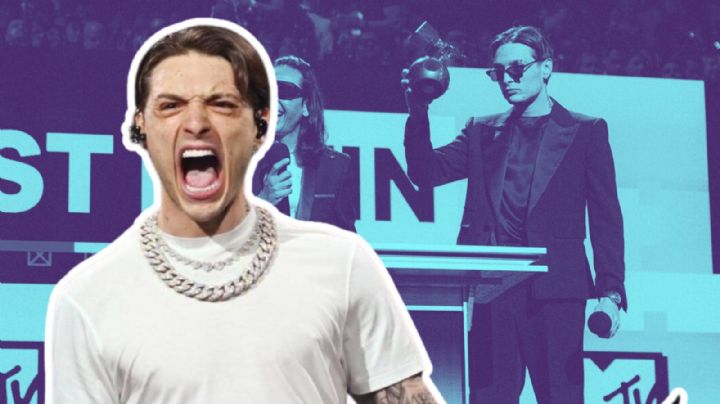 Esto costó el lujoso outfit de Peso Pluma en los MTV Europe Music Awards 2024