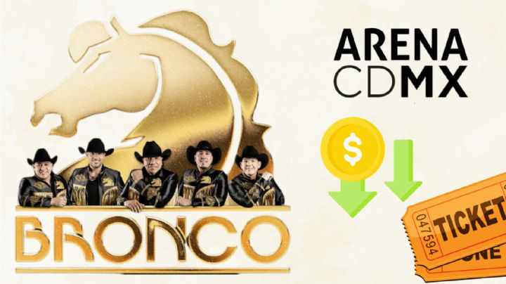 Bronco en la Arena CDMX: Este es el precio del boleto más barato para su concierto