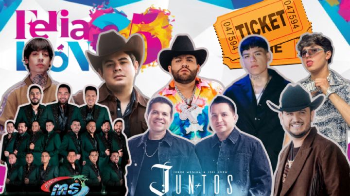 Feria Estatal León 2025: Lista completa de precios y zonas por artista que darán concierto en el Palenque