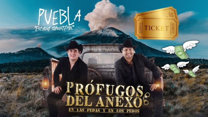 Boletos Prófugos del Anexo en Puebla: Precios oficiales confirmados y zonas en el Estadio Cuauhtémoc