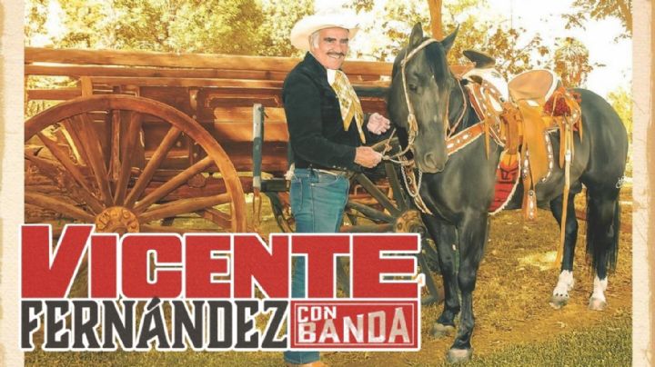 Filtran álbum inédito de Vicente Fernández al puro estilo de Banda; Así se escucha
