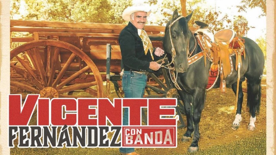 Anuncian lanzamiento de álbum inédito de Vicente Fernández