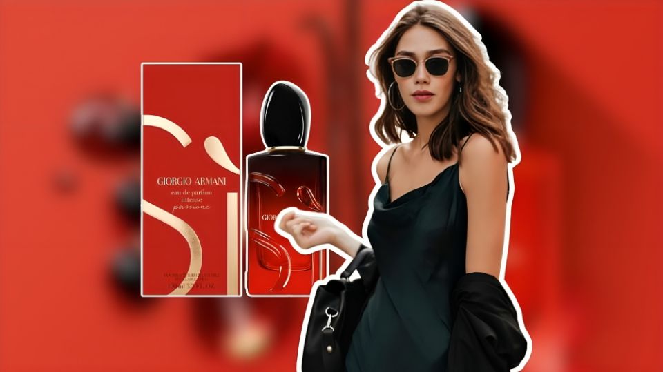 Sí Passione es un perfume que encapsula pasión, energía y feminidad en cada gota.