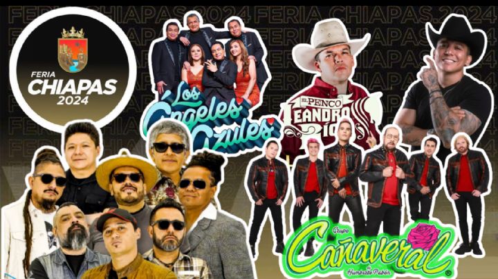 Feria Chiapas 2024: Cartelera completa de artistas que darán concierto GRATIS en el Foro Masivo