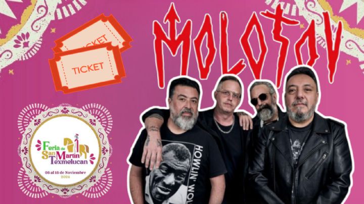 Feria San Martín Texmelucan 2024: ¿Cuánto cuestan los boletos para ver a Molotov HOY 9 de noviembre?