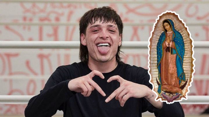 Peso Pluma envía emotivo mensaje a la Virgen de Guadalupe para demostrar su devoción 