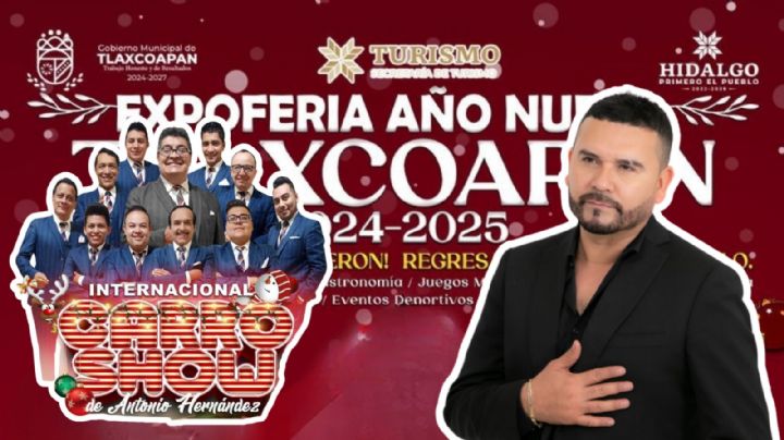 Expo Feria de Año Nuevo 2024-2025: Tlaxcoapan presenta su cartelera de artistas, fechas y actividades