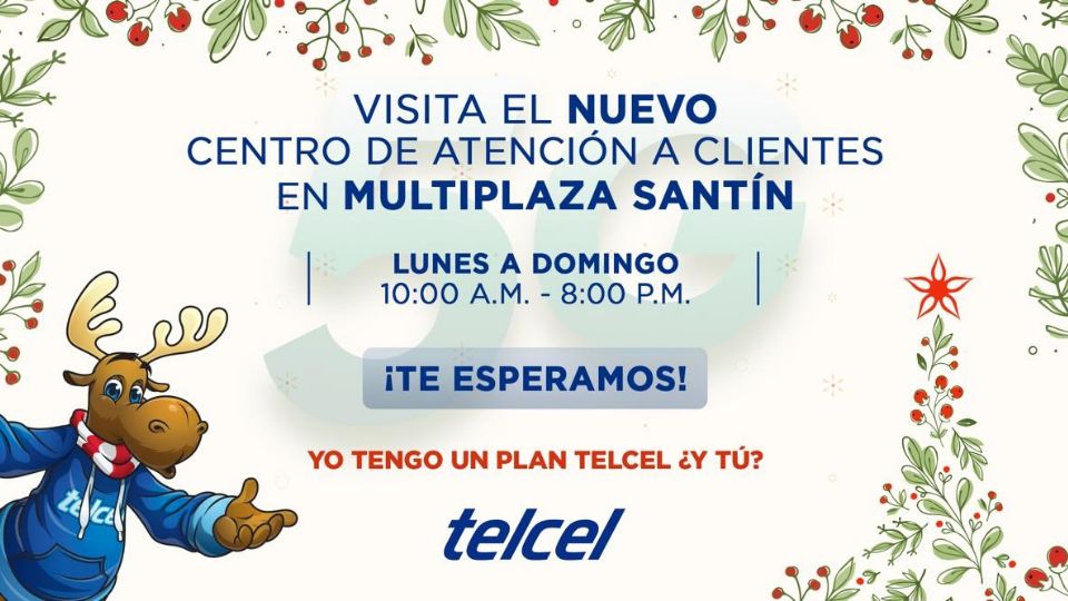 Telcel abre su nuevo Centro de Atención a Clientes en Multiplaza Santín Toluca.