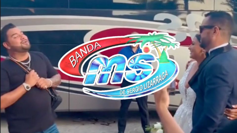 Así sorprendió integrante de Banda MS a recién casados.