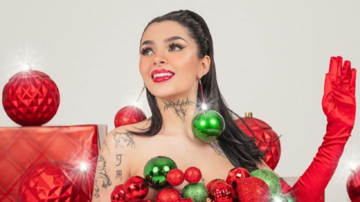 Karely Ruiz comparte mensaje de Navidad al natural con pocas esferas FOTO