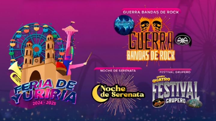 Feria Yuriria Guanajuato 2024-2025: ¿Cuáles serán los últimos conciertos de este año? Fechas y costo