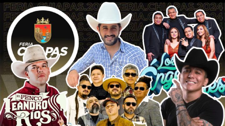 Feria Chiapas 2024: ¿Qué artistas darán concierto GRATIS del 4 al 8 de diciembre en el Foro Masivo?