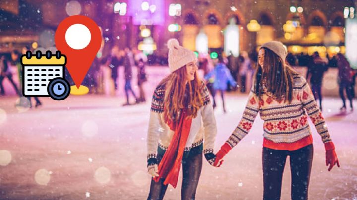 ¿Dónde patinar en hielo en esta época navideña? Estas son las pistas de patinaje en la CDMX