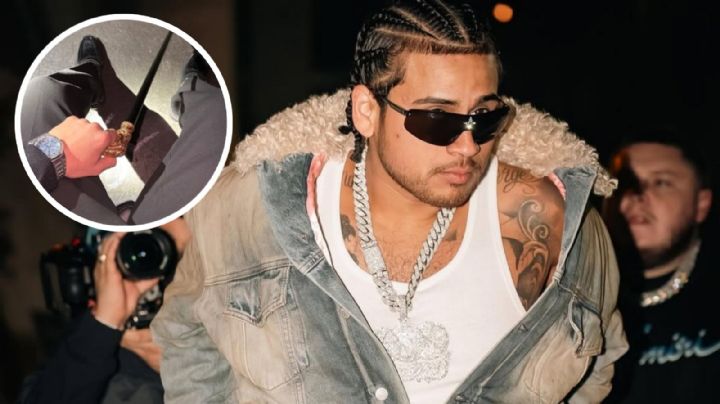 ¿Qué le pasó a Jesús Ortiz Paz? Vocalista de Fuerza Regida aparece con bastón en concierto