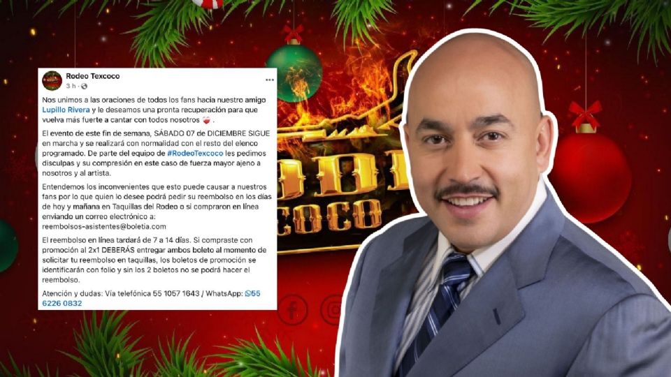 Rodeo Texcoco envió un emotivo mensaje a Lupillo rivera tras ser hospitalizado.