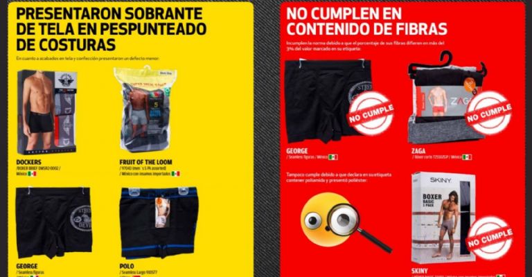 los mejores bóxers para hombre según la profeco