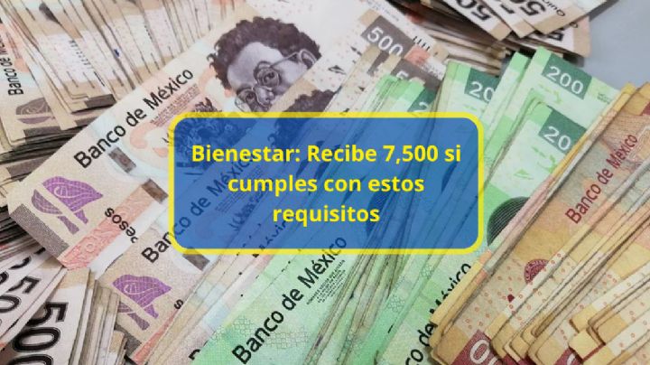 Bienestar: Recibe 7,500 si cumples con estos requisitos