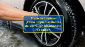 Foto ilustrativa de la nota titulada Truco de limpieza: Cómo limpiar las llantas del carro con bicarbonato de sodio