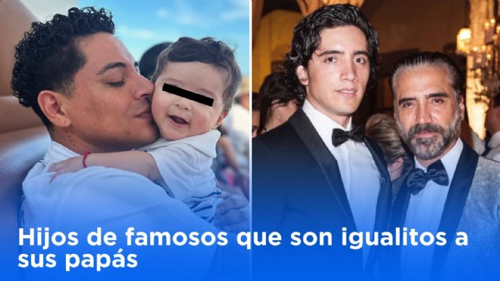 Hijos de famosos que son igualitos a sus papás
