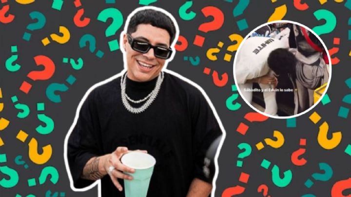 Captan a Eduin Caz mordiéndole una pompa a bella mujer