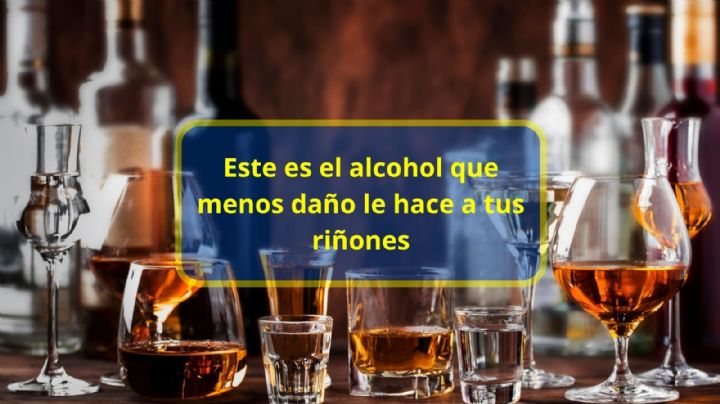 ¿Qué tipo de alcohol es menos dañino para los riñones?