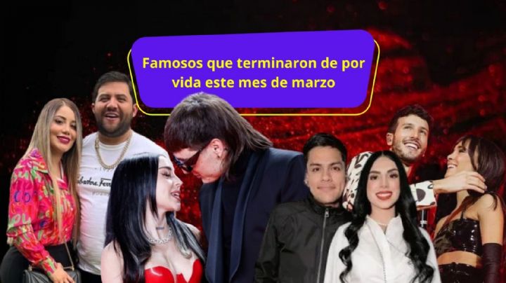 La teoría de las parejas en marzo, estas son las parejas que se separaron este mes